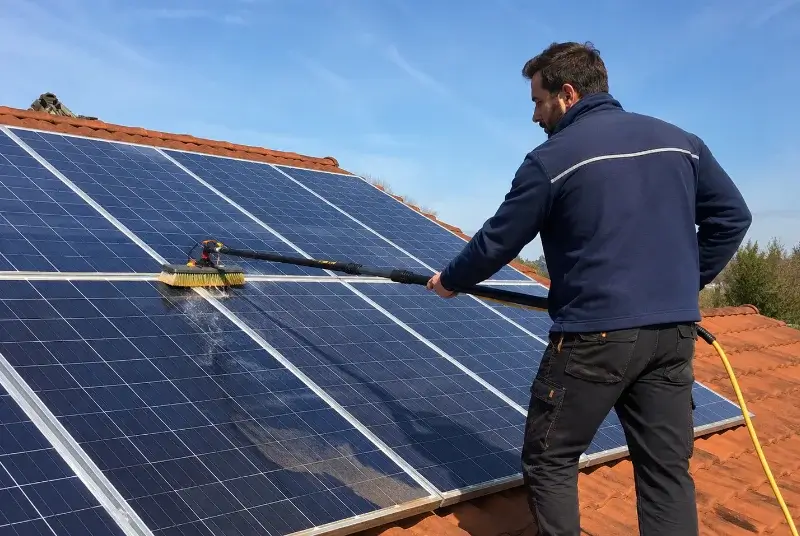 Nettoyage et entretien de panneaux solaires à Aramon